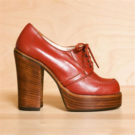 platform shoes in the 1970s